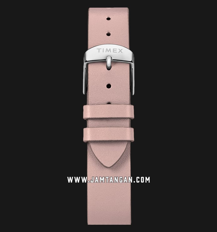 Timex Transcend TW2T47900 Ladies White Dial Pink Leather Strap