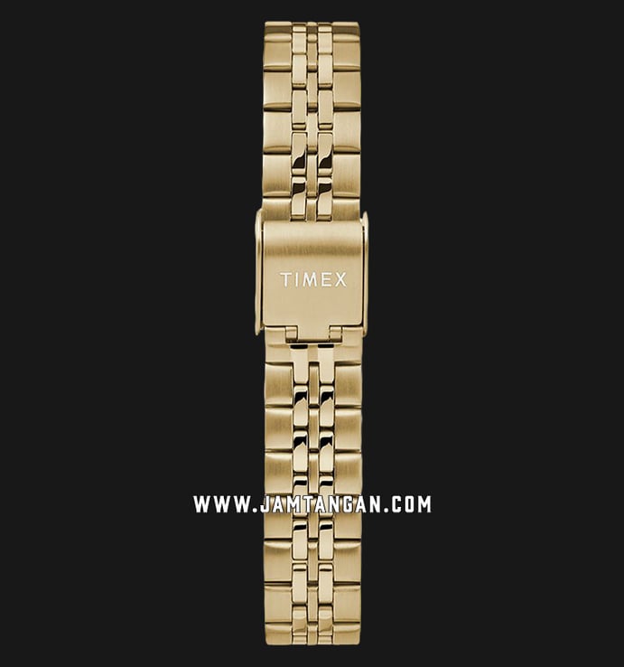 Timex TW2T48400 Digital Mini Dial Gold Stainless Steel Strap