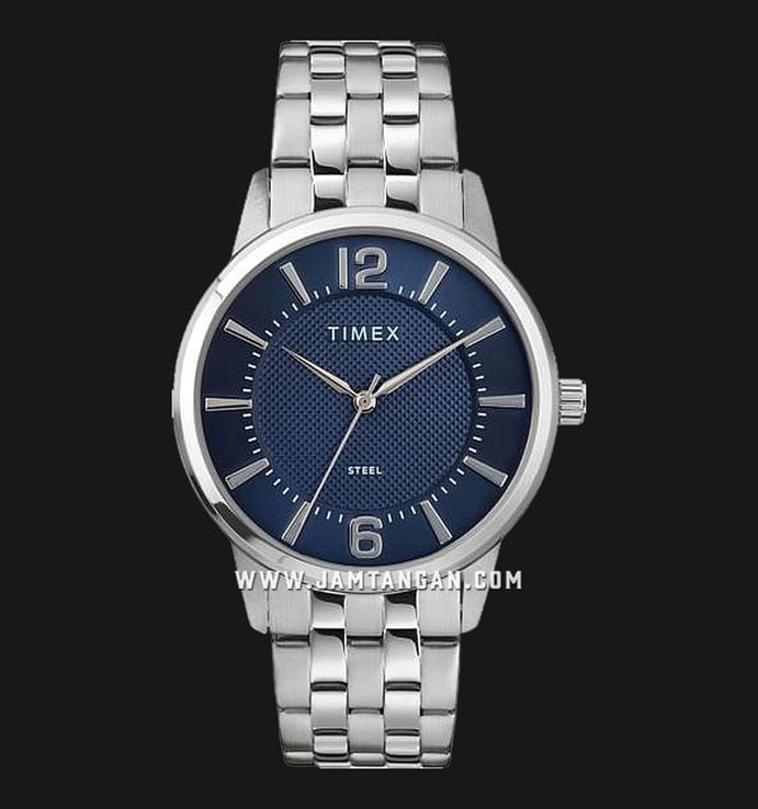 Timex Classic TW2T59800 Premium Blue Dial Stainless Steel Strap