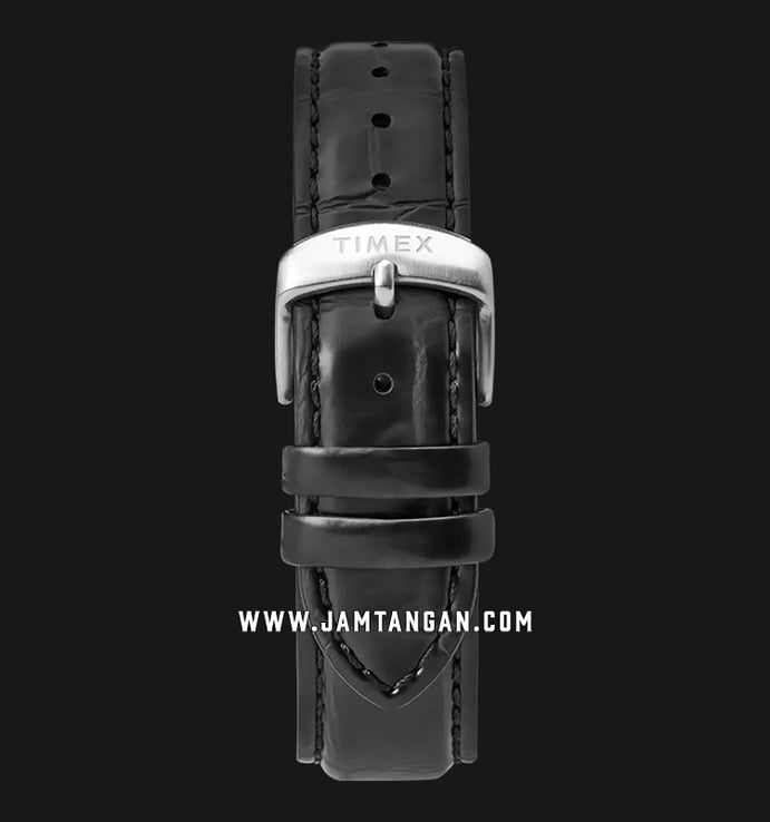 Timex Waterbury TW2T69600 Automatic Men Black Dial Black Leather Strap