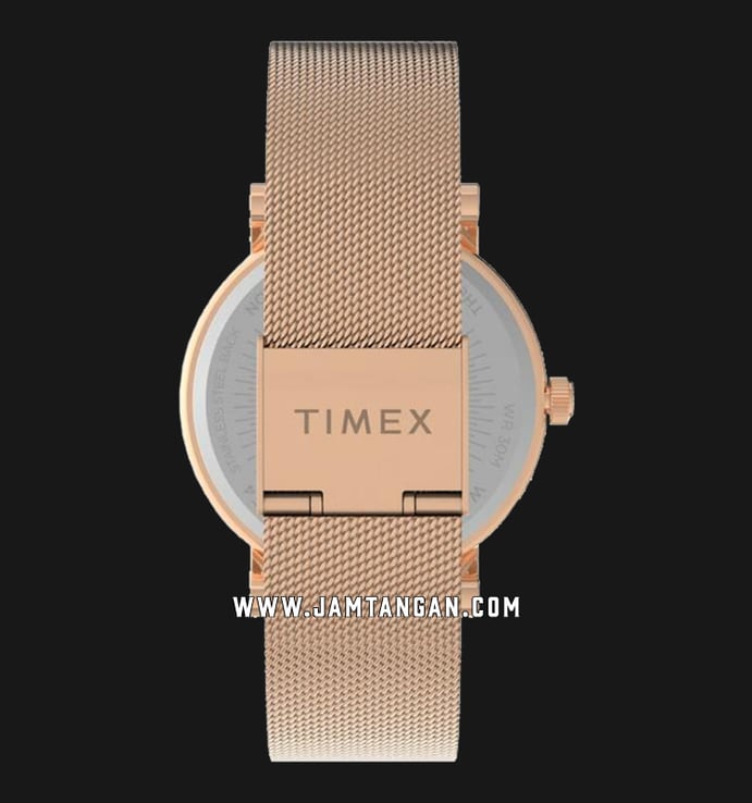 Timex Full Bloom TW2U18700 Dual Color Motif Dial Rose Gold Mesh Strap