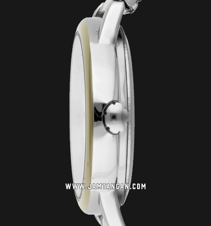 Timex Easy Reader TW2V05900 Indiglo White Dial Dual Tone Stainless Steel Expansion Strap