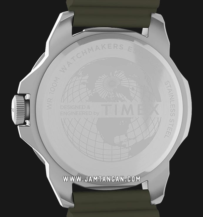 Timex Expedition TW2V40700 North Ridge Green Dial Green Silicone Strap