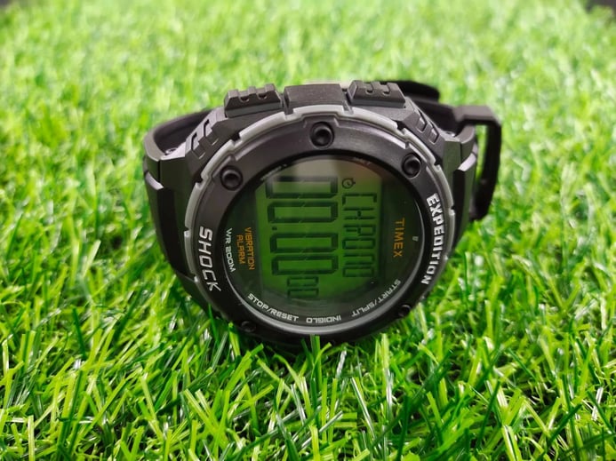 Timex Expedition TW4B24000 Rugged Indiglo Digital Dial Black Resin Strap