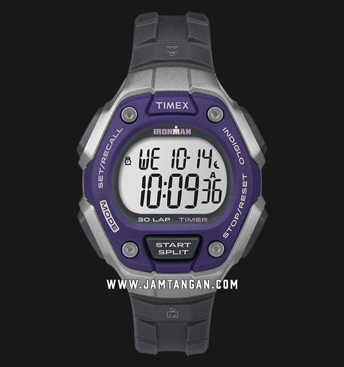 Timex Ironman TW5K89500 Chronograph Ladies Digital Dial Black Resin Strap