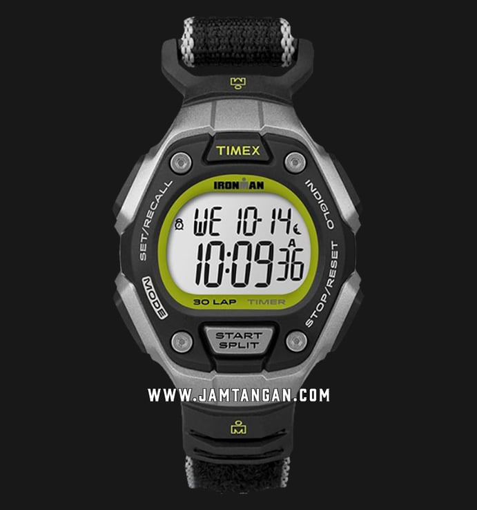 Timex Ironman TW5K89800 Chronograph Ladies Digital Dial Dual Tone Nylon Strap