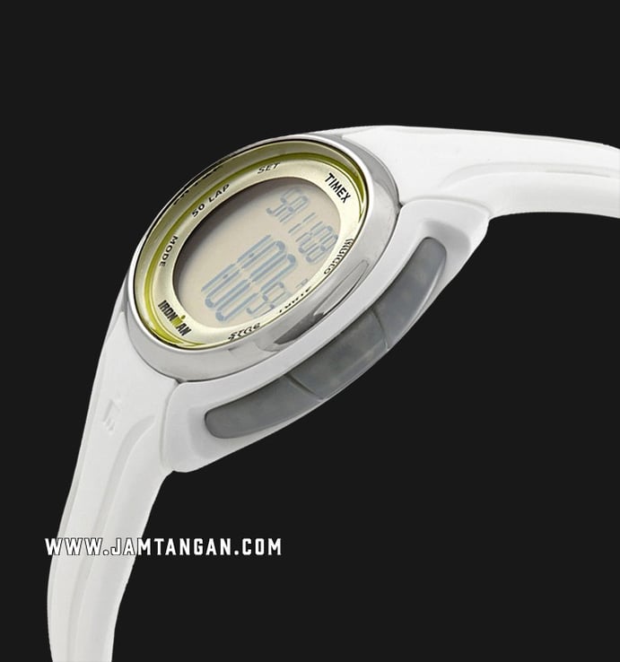 Timex Ironman Sleek TW5K90700 Digital Dial White Resin Strap