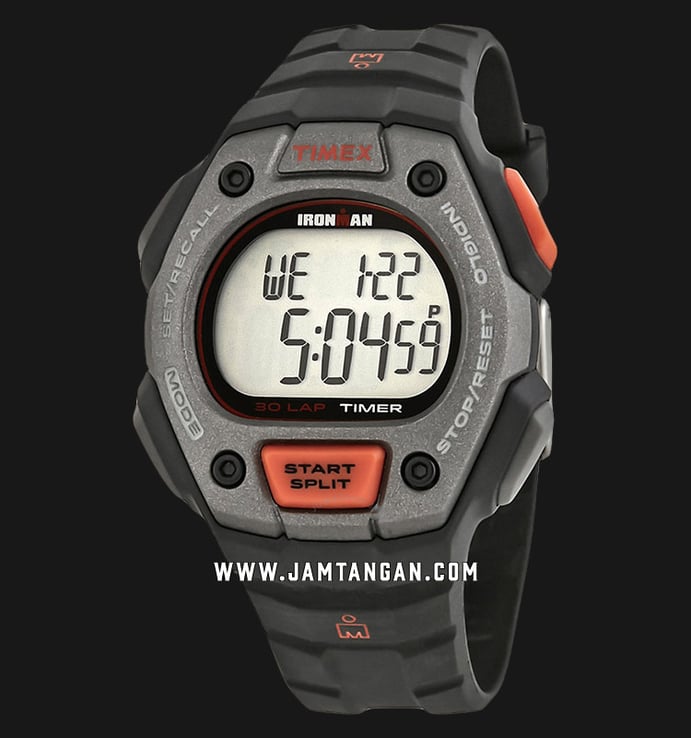 Timex Ironman Classic TW5K90900 Chronograph Men Digital Dial Black Resin Strap