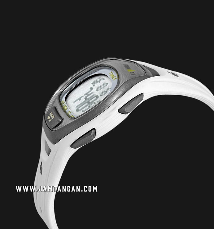 Timex Ironman Sleek TW5K96200 Unisex Digital Dial White Resin Strap