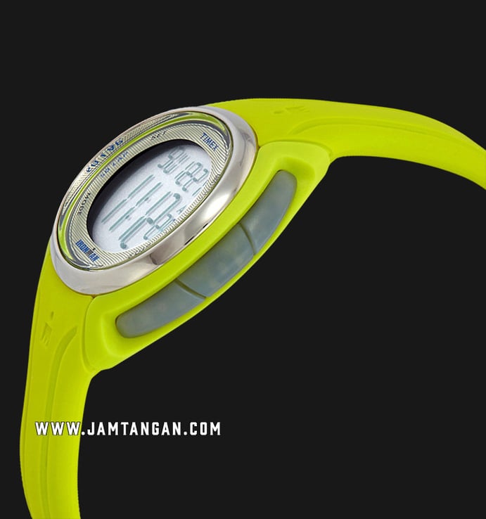 Timex Ironman Sleek TW5K97700 Ladies Digital Dial Yellow Resin Strap