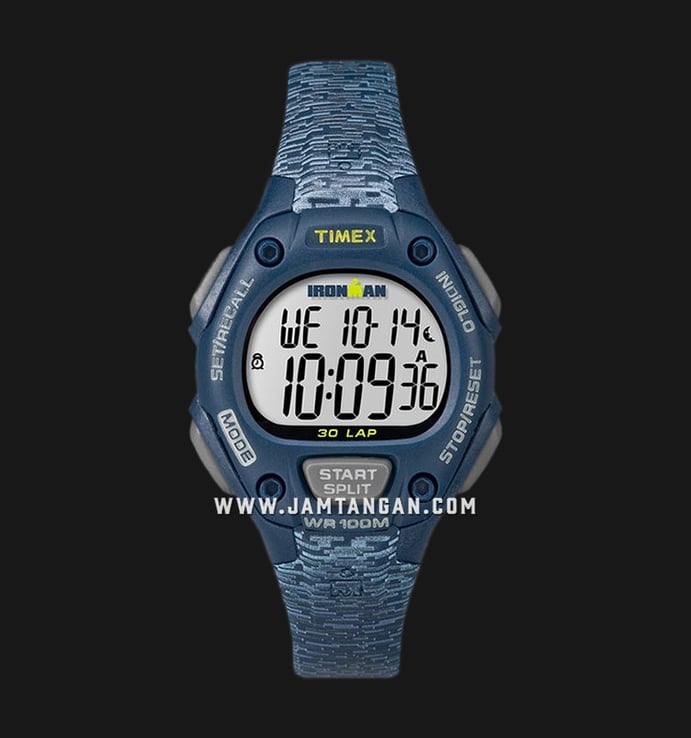 Timex Ironman Classic TW5M07400 Ladies Digital Dial Dual Color Resin Strap