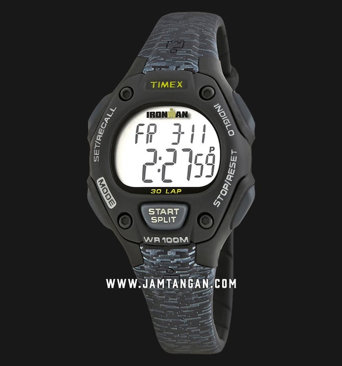 Timex Ironman Classic TW5M07700 Ladies Digital Dial Grey Resin Strap