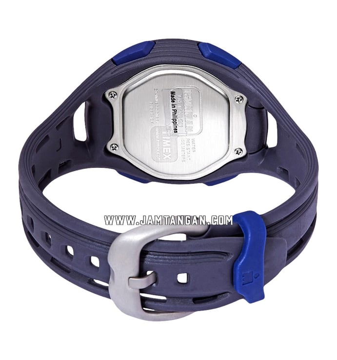 Timex Ironman Sleek TW5M07900 Men Digital Dial Blue Resin Strap