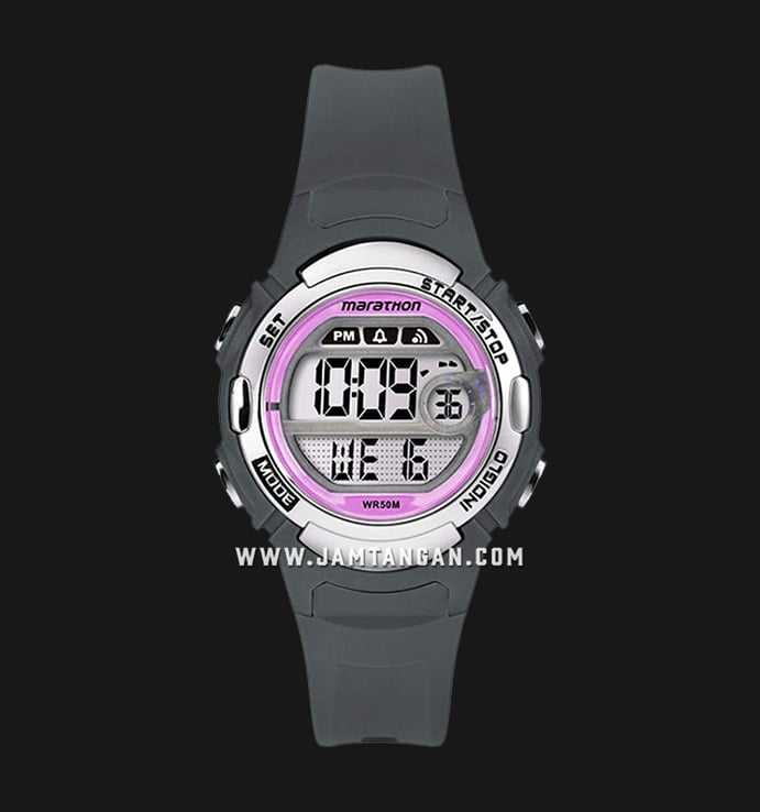 Timex Marathon TW5M14200 Digital Dial Grey Resin Strap
