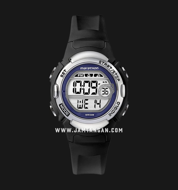 Timex Marathon TW5M14300 Digital Dial Black Resin Strap