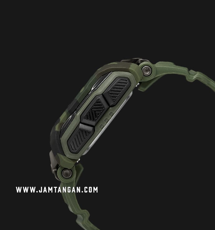 Timex Command Shock TW5M20400 Digital Dial Green Olive Rubber Strap