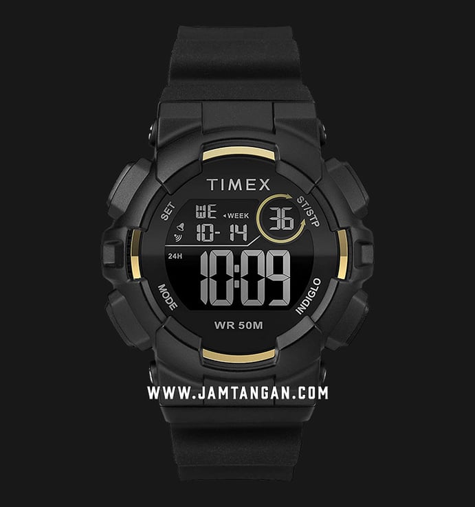 Timex Mako DGTL TW5M23600 Men Digital Dial Black Resin Strap