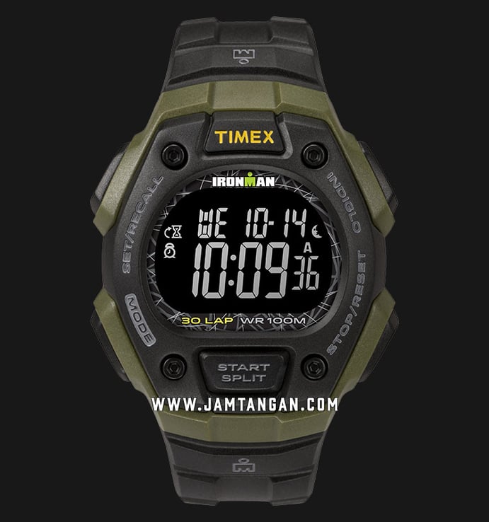 Timex TW5M24200 Ironman Classic 30 Digital Dial Black Resin Strap