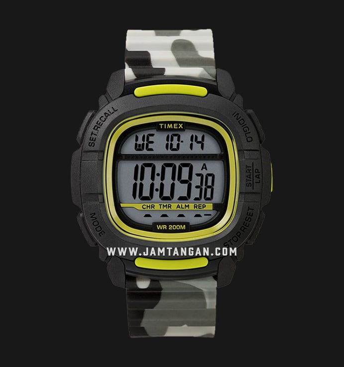 Timex Command TW5M26600 Digital Dial Camouflage Silicone Strap