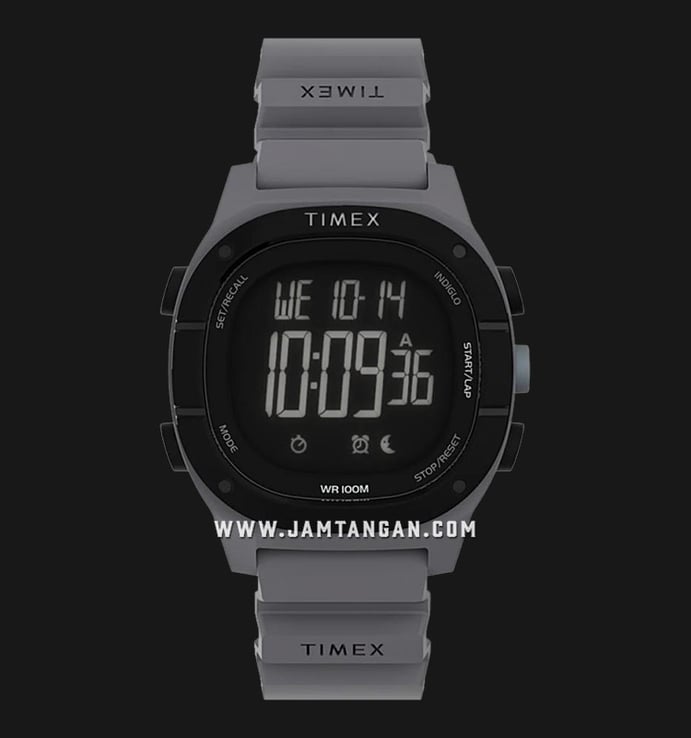 Timex Command TW5M35300 Digital Dial Urban Grey Silicone Strap