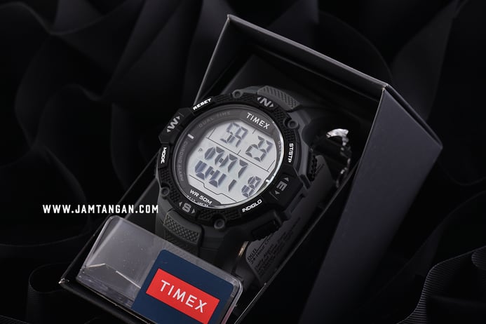 Timex DGTL TW5M41100 Digital Dial Grey Resin Strap