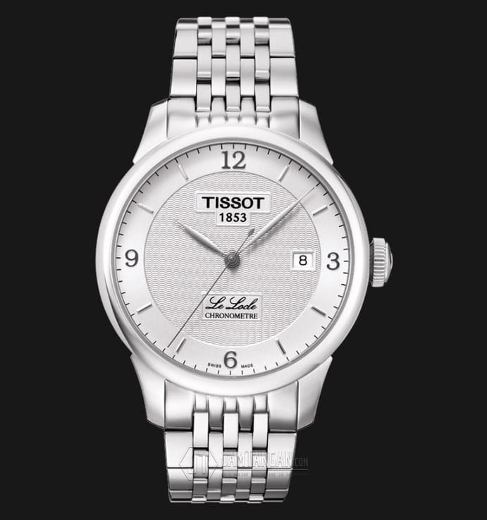 TISSOT T-Classic T006.408.11.037.00 Le Locle Automatic COSC Silver Dial Stainless Steel Strap