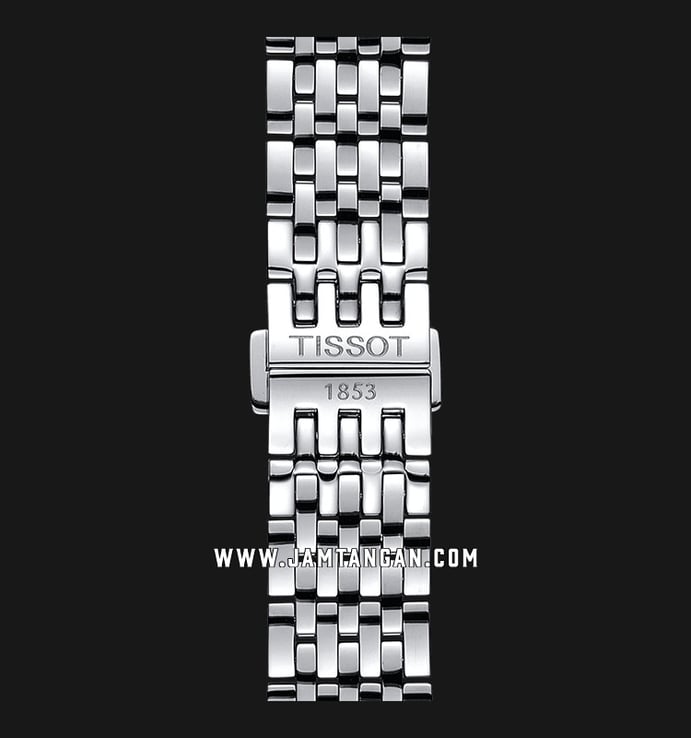 TISSOT T-Classic T006.408.11.057.00 Le Locle Chronometre COSC Black Dial Stainless Steel Strap