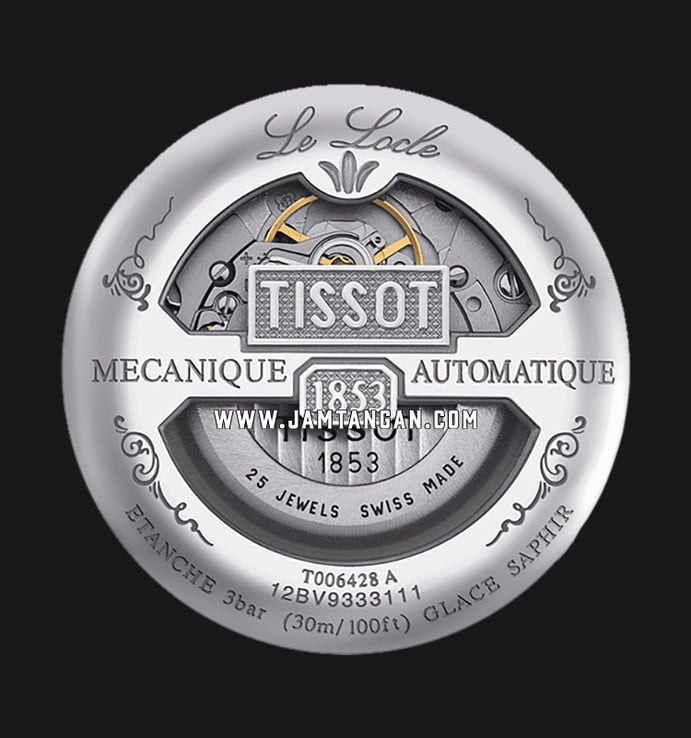 TISSOT Le Locle T006.428.22.038.00 Automatic Petite Silver Dial Dual Tone Stainless Steel Strap
