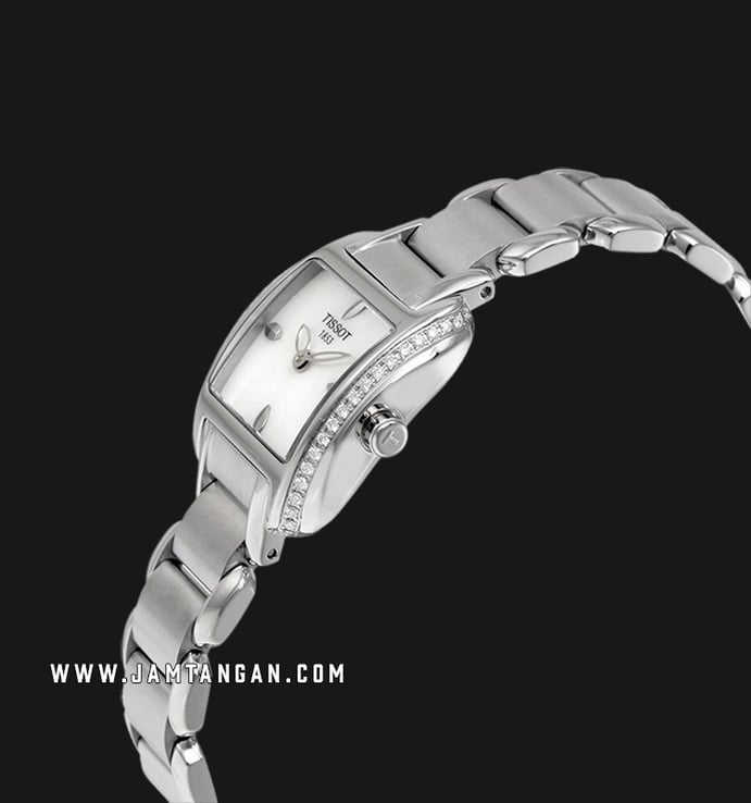 Tissot T-Trend T02.1.385.71 Ladies Mother Of Pearl Dial Stainless Steel Strap