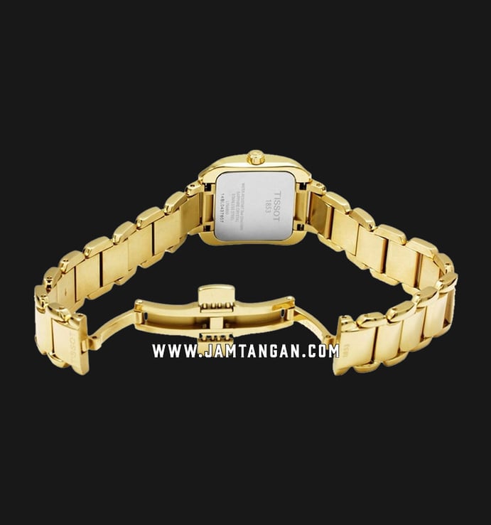 TISSOT T-Wave White Mother of Pearl Dial Gold PVD Stainless Steel T02.5.285.82
