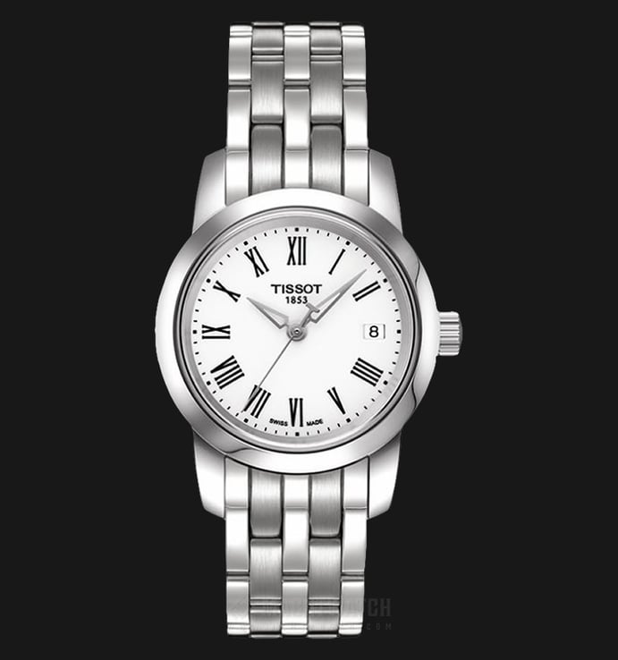TISSOT Classic Dream T033.210.11.013.10 Ladies White Dial Stainless Steel Strap