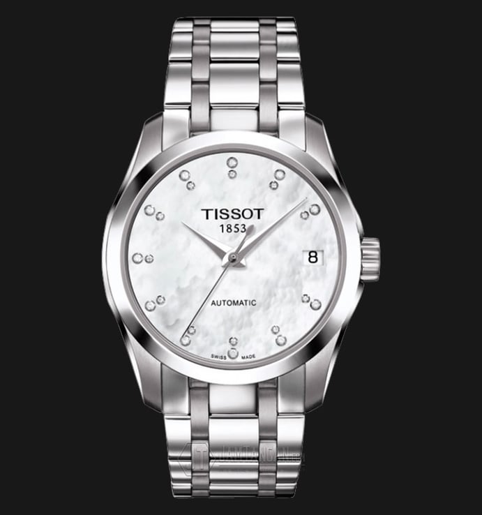 TISSOT Couturier Automatic Silver Lady Dial Stainless Steel T035.207.11.116.00