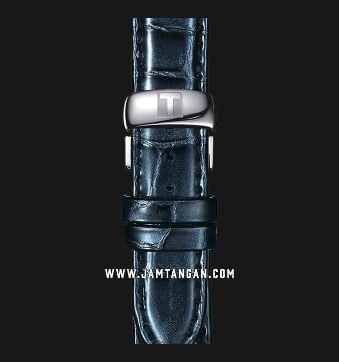 Tissot Couturier Powermatic 80 T035.207.16.061.00 Ladies Black Dial Black Leather Strap 