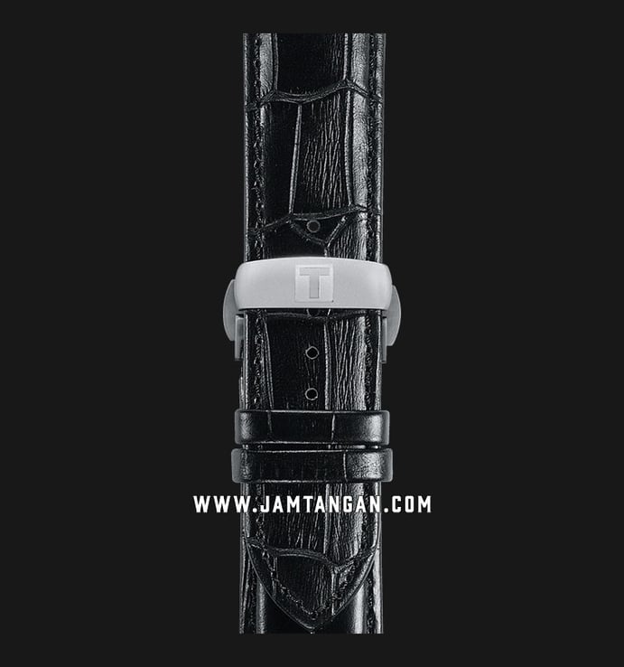 Tissot T-Classic T035.410.16.051.00 Couturier Black Dial Black Leather Strap