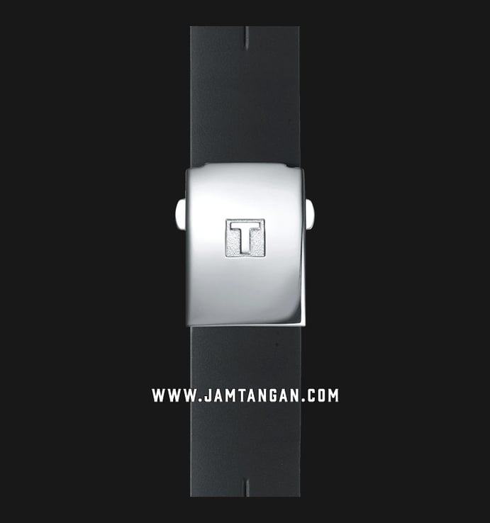 Tissot T-Touch II Titanium T047.420.47.207.00 Gent Black Digital Analog Dial Black Rubber Strap