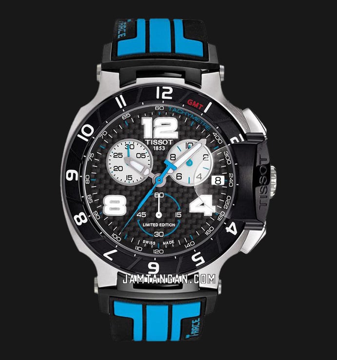 TISSOT T-Race T048.417.27.207.00 MotoGP Chronograph Black Dial Rubber Strap Limited Edition