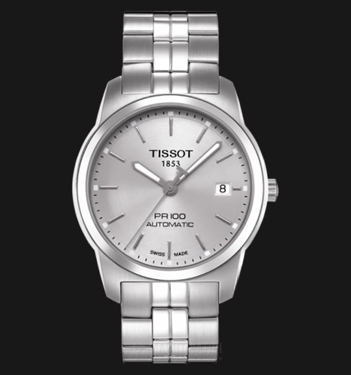 TISSOT PR100 Automatic T049.407.11.031.00 Silver Dial Dual Tone Stainless Steel