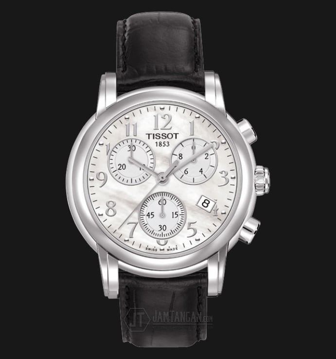 TISSOT Dressport Chronograph Lady Mother of Pearl Leather T050.217.16.112.00