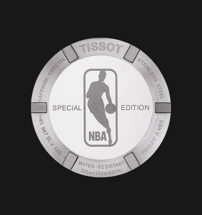 TISSOT PRC 200 Chronograph NBA Special Edition T055.217.11.017.00 White Dial Stainless Steel