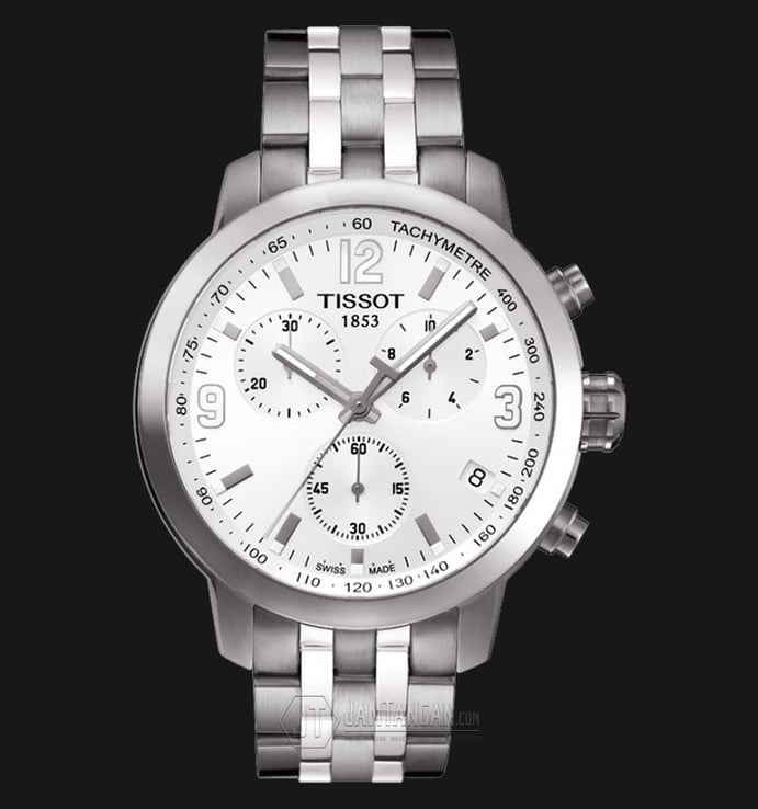TISSOT PRC 200 Chronograph Silver Dial Watch T055.417.11.017.00