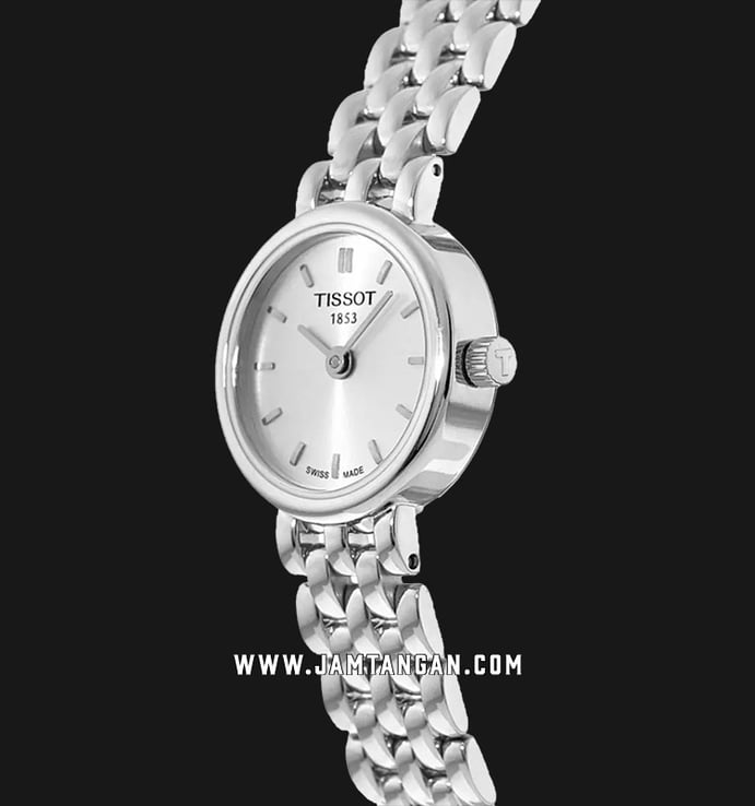 Tissot T-Lady T058.009.11.031.00 Lovely Silver Dial Stainless Steel Strap