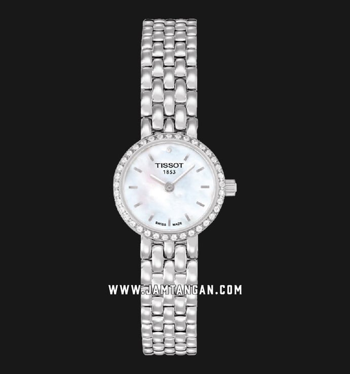 TISSOT T-Lady T058.009.61.116.00 Lovely Mother of Pearl Dial Stainless Steel Strap