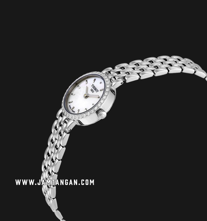 TISSOT T-Lady T058.009.61.116.00 Lovely Mother of Pearl Dial Stainless Steel Strap