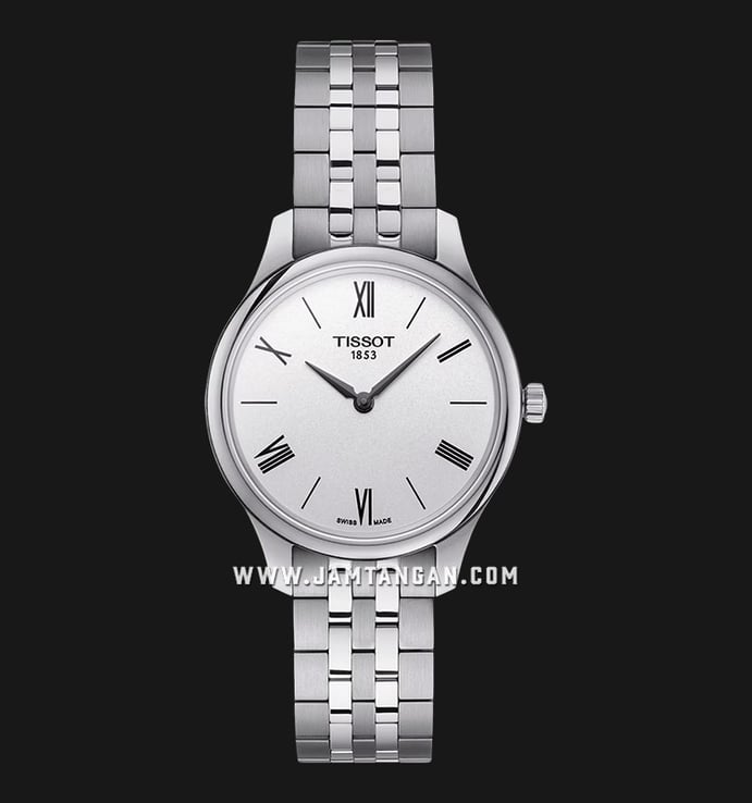 TISSOT Tradition T063.209.11.038.00 Lady Silver Dial Stainless Steel Strap