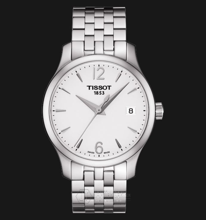 TISSOT T-Classic T063.210.11.037.00 Tradition Silver Dial Stainless Steel Strap