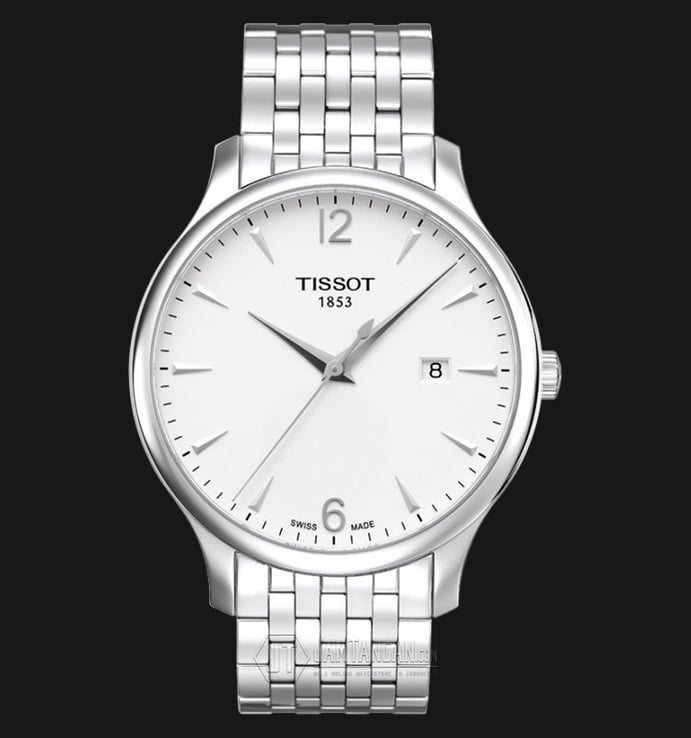 TISSOT T-Classic T063.610.11.037.00 Tradition Silver Dial Stainless Steel Strap