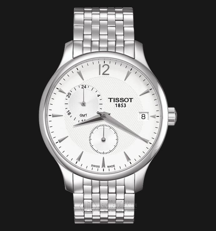 Tissot T-Classic Tradition T063.639.11.037.00 White Dial Stainless Steel Strap