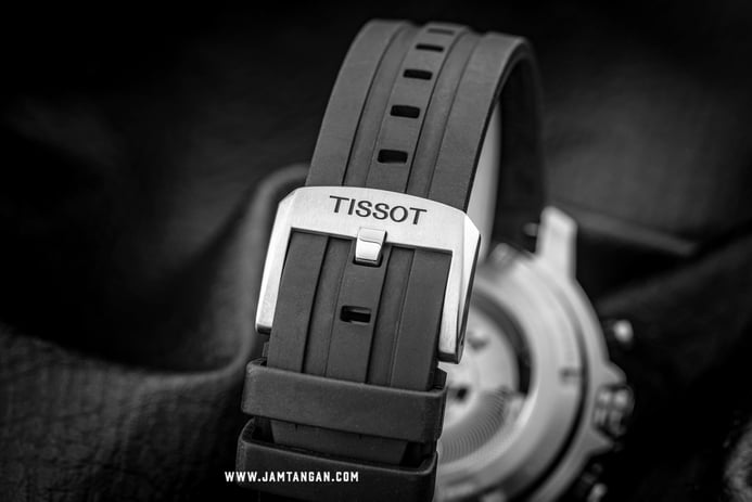 Tissot Seastar 1000 T066.427.17.057.02 Automatic Chronograph Black Dial Black Rubber Strap