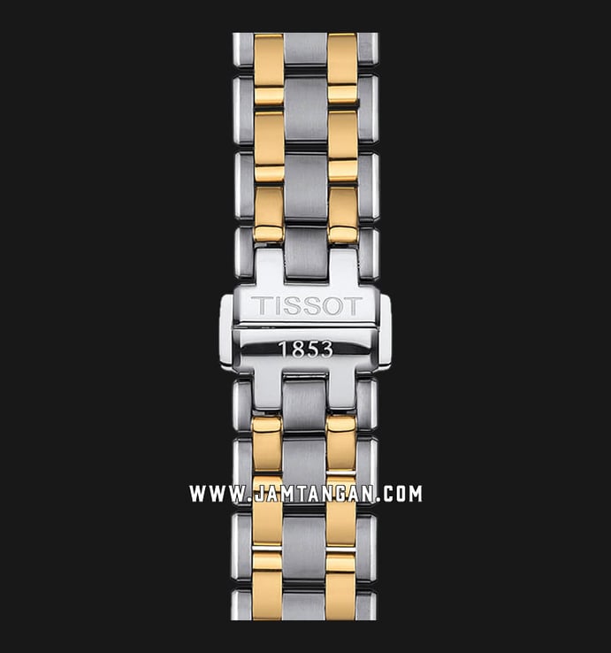 Tissot T-Lady T072.207.22.118.00 Powermatic 80 Mother Of Pearl Dial Dual Tone Stainless Steel Strap