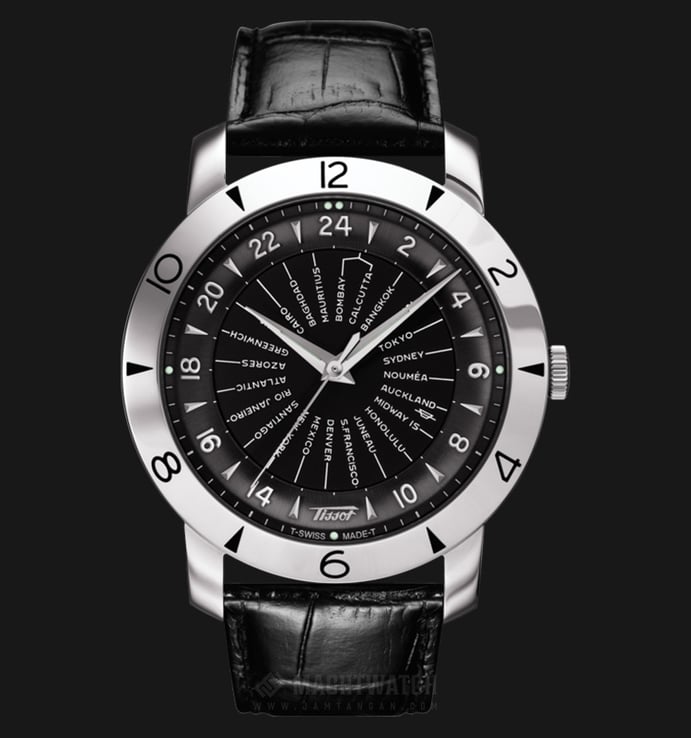 TISSOT Heritage 160TH Anniversary COSC T078.641.16.057.00 Black Dial Black Leather Strap